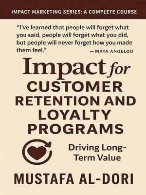 cover image of Impact for Customer Retention and Loyalty Programs